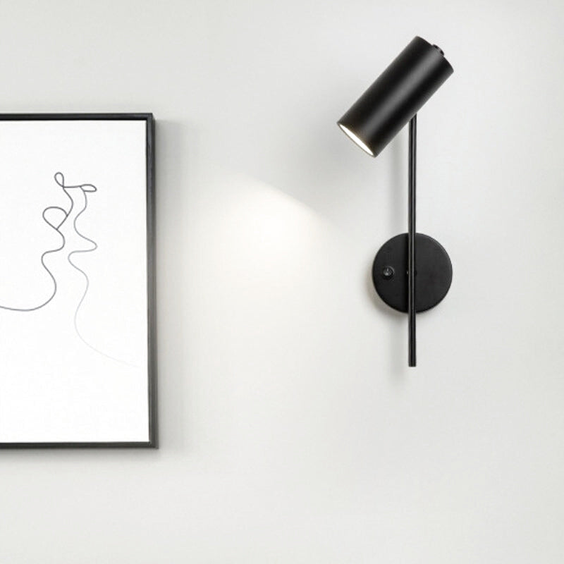Applique Murale Design Cylindrique avec Bras Articulé | Éclairage Moderne pour Salon 0