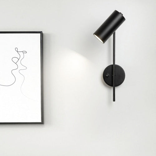 Applique Murale Design Cylindrique avec Bras Articulé | Éclairage Moderne pour Salon 0