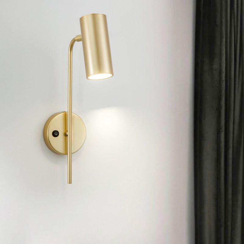 Applique Murale Design Cylindrique avec Bras Articulé | Éclairage Moderne pour Salon 3