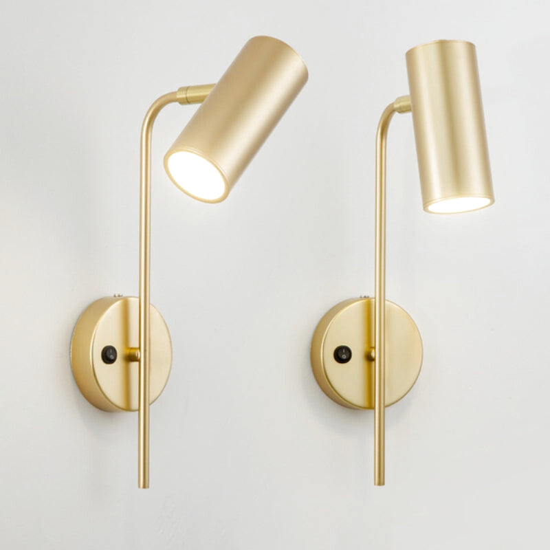 Applique Murale Design Cylindrique avec Bras Articulé | Éclairage Moderne pour Salon 5