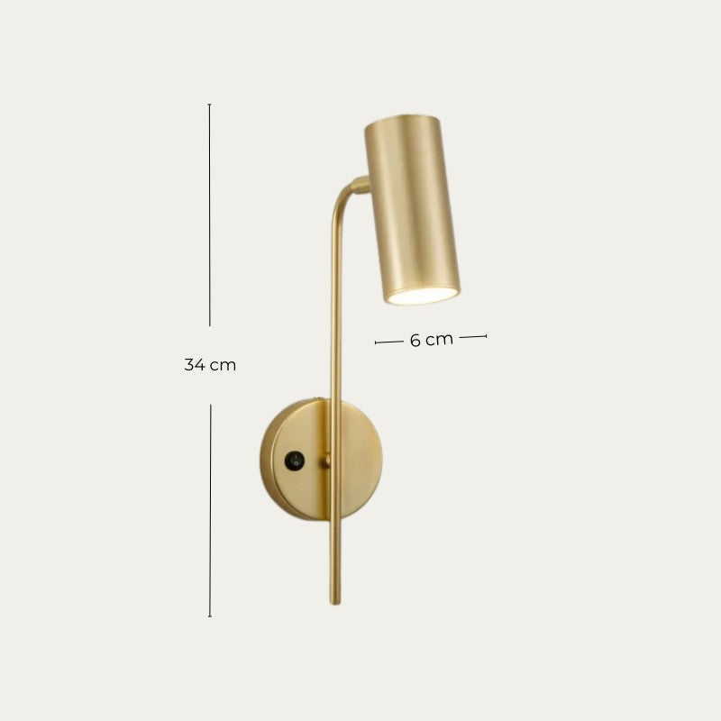 Applique Murale Design Cylindrique avec Bras Articulé | Éclairage Moderne pour Salon 6