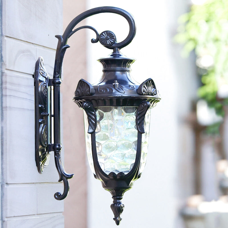 Applique Murale Extérieure Ancienne en Laiton Vieilli | Éclairage Doux pour Ambiance Élégante dans Votre Jardin 3