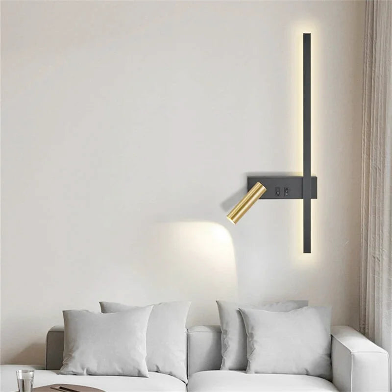 Éclairage Moderne | Applique Murale Design avec Liseuse LED et Bras Articulé | Élégante Décoration pour Chambre 2