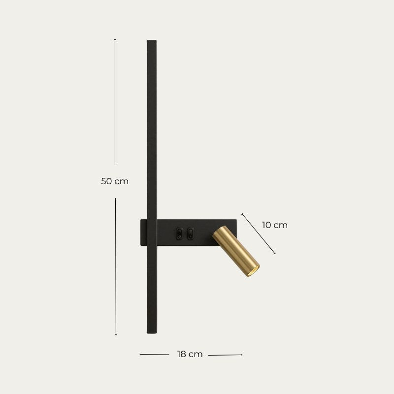 Éclairage Moderne | Applique Murale Design avec Liseuse LED et Bras Articulé | Élégante Décoration pour Chambre 7