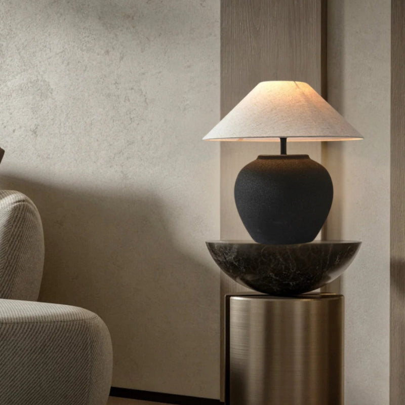 Lampe À Poser Design Moderne en Céramique avec Éclairage Doux | Élégance pour Salon et Intérieur 0