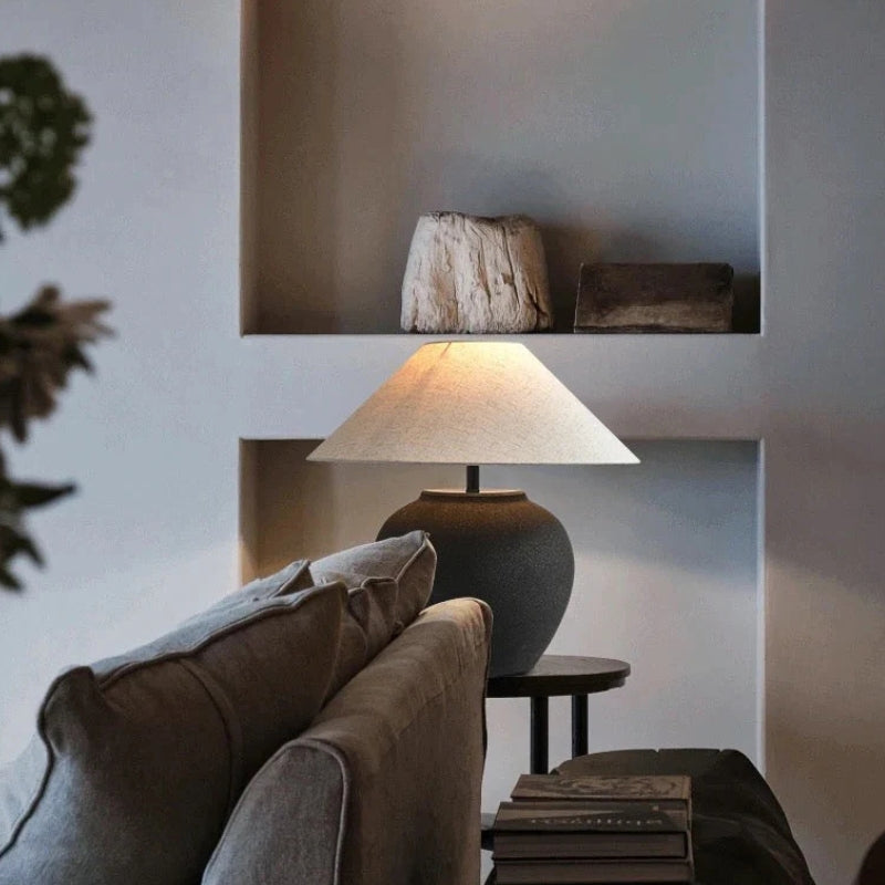 Lampe À Poser Design Moderne en Céramique avec Éclairage Doux | Élégance pour Salon et Intérieur 1