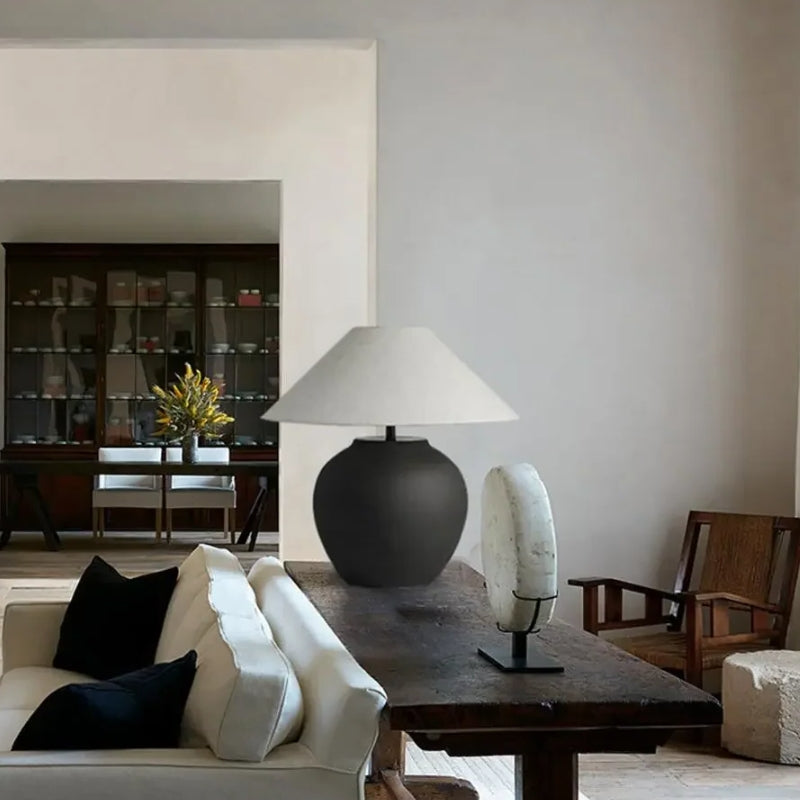 Lampe À Poser Design Moderne en Céramique avec Éclairage Doux | Élégance pour Salon et Intérieur 2