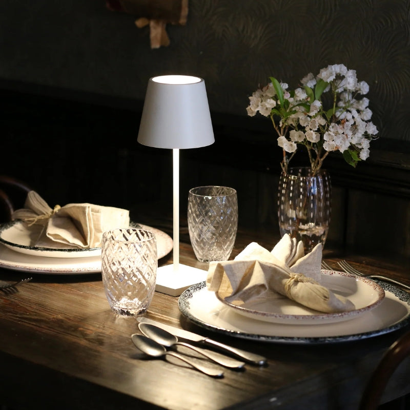 Lampe À Poser Design Sans Fil avec Lumière Douce | Éclairage Moderne pour Ambiance Cozy 4