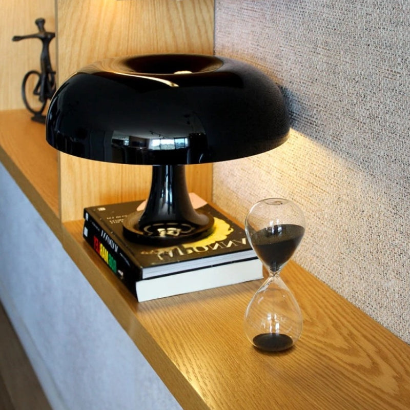 Lampe à Poser Design Rétro en Métal avec Abat-Jour Élégant | Ambiance Chaleureuse pour Salon 1