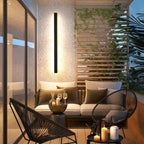 Luminara | Élégante Applique Murale Extérieur Longue en Métal 3