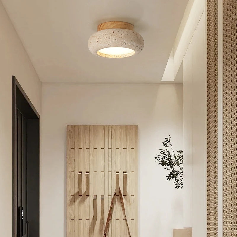 Plafonnier Design en Rotin avec Lumière Douce | Éclairage Bohème pour Salon et Chambre 0