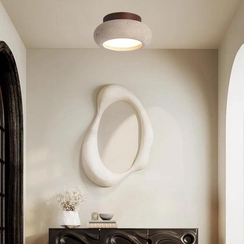 Plafonnier Design en Rotin avec Lumière Douce | Éclairage Bohème pour Salon et Chambre 1