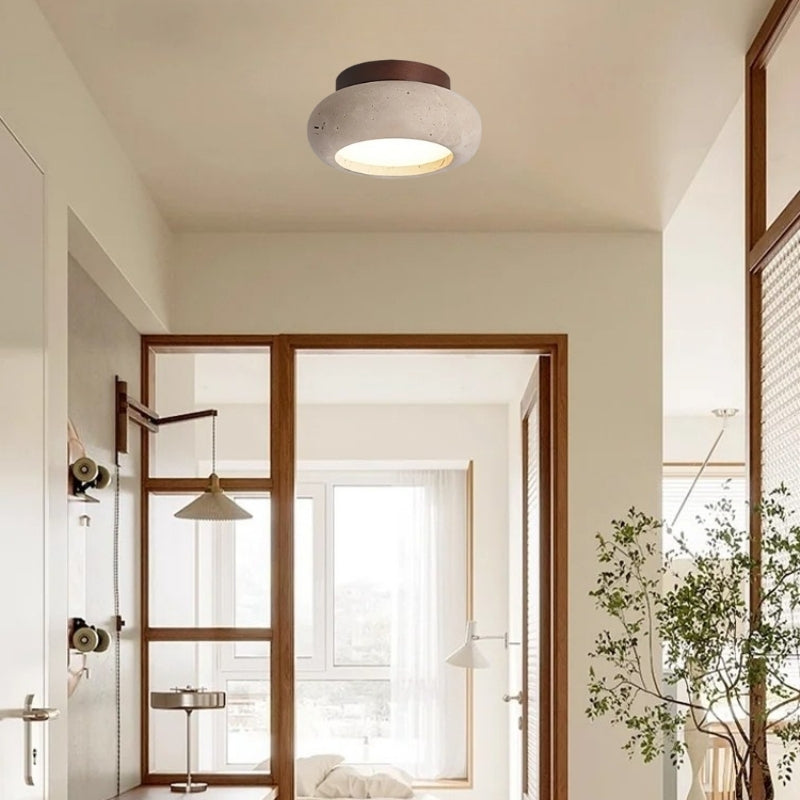 Plafonnier Design en Rotin avec Lumière Douce | Éclairage Bohème pour Salon et Chambre 3