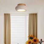 Plafonnier Design en Rotin avec Lumière Douce | Éclairage Bohème pour Salon et Chambre 6