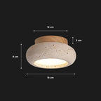 Plafonnier Design en Rotin avec Lumière Douce | Éclairage Bohème pour Salon et Chambre 7
