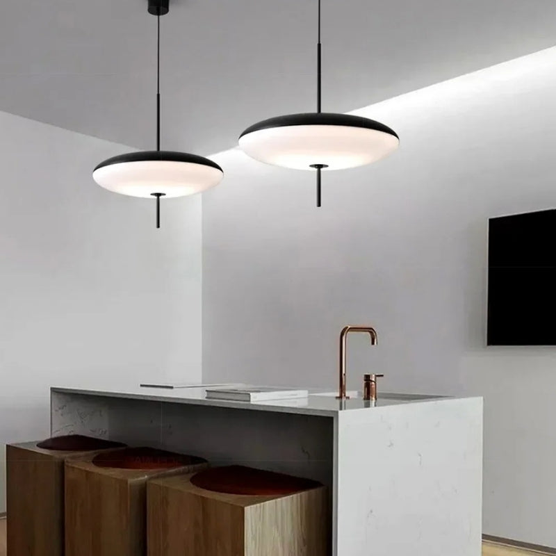 Plafonnier LED Design Moderne avec Lumière Douce | Éclairage Chaleureux pour Salon 4