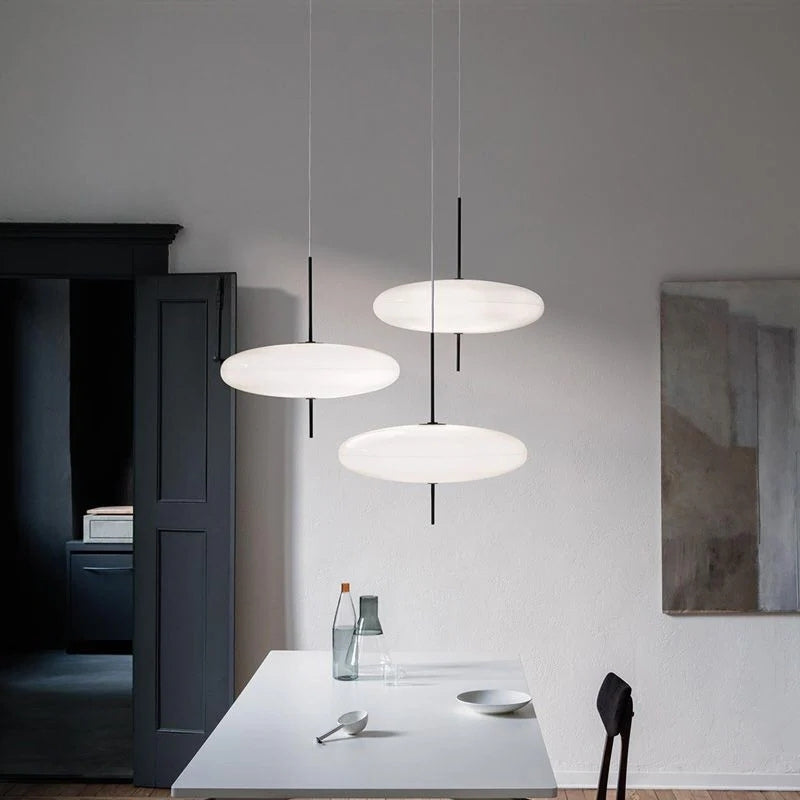 Plafonnier LED Design Moderne avec Lumière Douce | Éclairage Chaleureux pour Salon 6