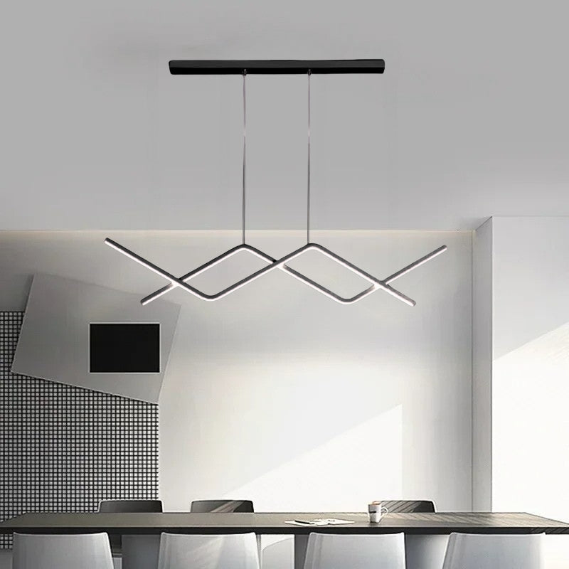 Suspension LED Moderne | Éclairage Épuré avec Lumière Douce | Solution Économique pour Cuisine Élégante 2