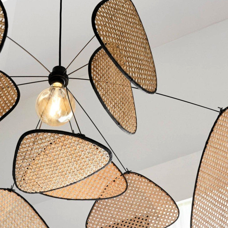 Suspension en Cannage | Éclairage Bohème avec Design Artisanal | Ambiance Chaleureuse pour Intérieur Authentique 1