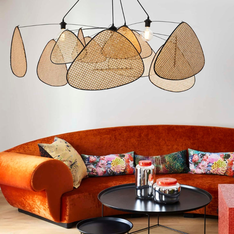 Suspension en Cannage | Éclairage Bohème avec Design Artisanal | Ambiance Chaleureuse pour Intérieur Authentique 2