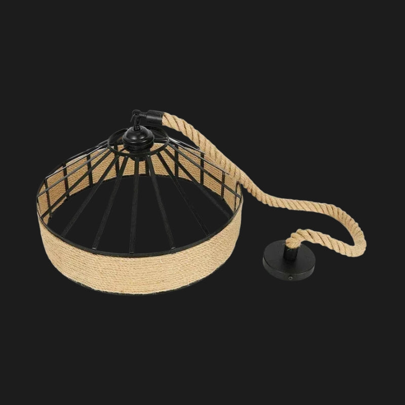 Plafonnier corde 8